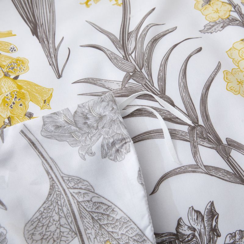 Capa de edredom Flower Garden Fresh, conjunto de três peças em poliéster macio - textura de veludo moído_voghion.com