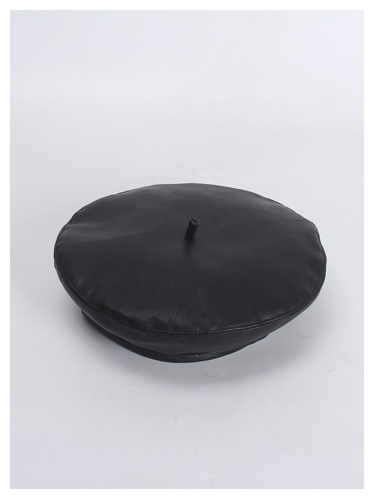 Neuheiten BUTTERMERE Leder Frauen Französisch Militär Baskenmütze Weibliche Rote Damen Kürbis Hut Einstellbar Vintage Herbst Winter Schiebermütze_voghion.com
