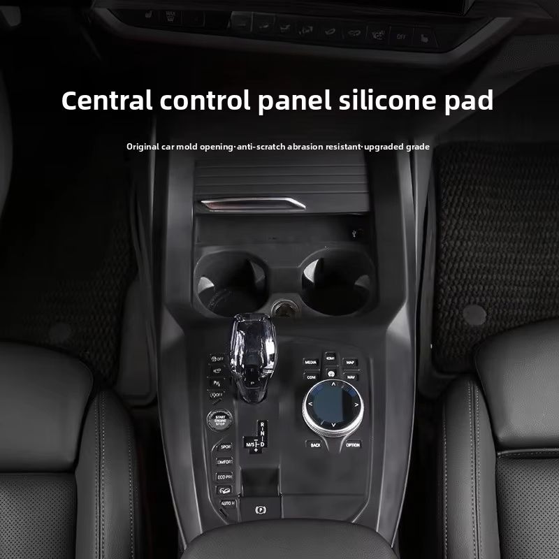 For BMW X3/iX3 2022-2024 Car Central Control Gear Shift Panel Protective Film Silicone Scratch Resistant Wear-resistant And Waterproof Cover_voghion.com