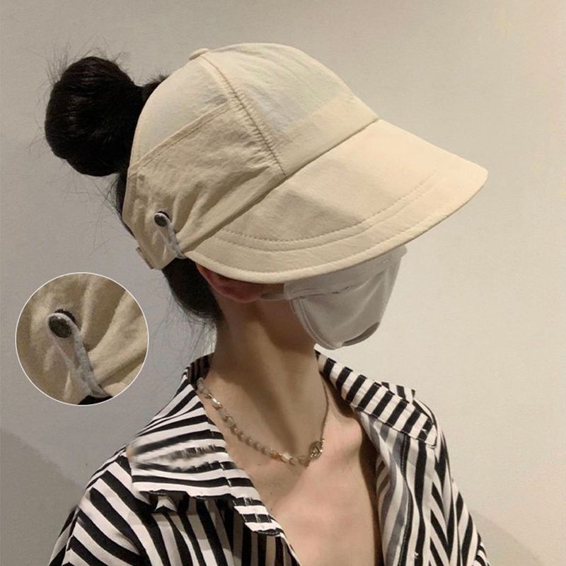 Novidades Moda Vazio Top Aba Larga Para Anti UV Sun Sombreamento Feminino Lazer Ajustável Ao Ar Livre Praia Boné Chapéu De Pescador_voghion.com