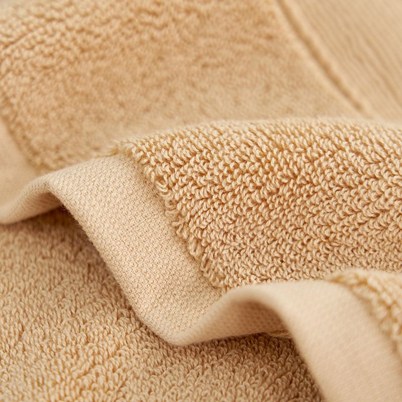 Pure Cotton Thickened Household Plain Embroidered Face Wash Towel, Hotel Couple Face Towel_voghion.com