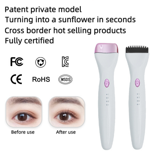 Hot Viewer, 5D fűtött szempilla göndörítő, 10 másodperces gyors előmelegítés, USB újratölthető, 3 fokozatú hőmérséklet-szabályozás, természetes göndörség, hosszú ideig tartó tartósság_voghion.com