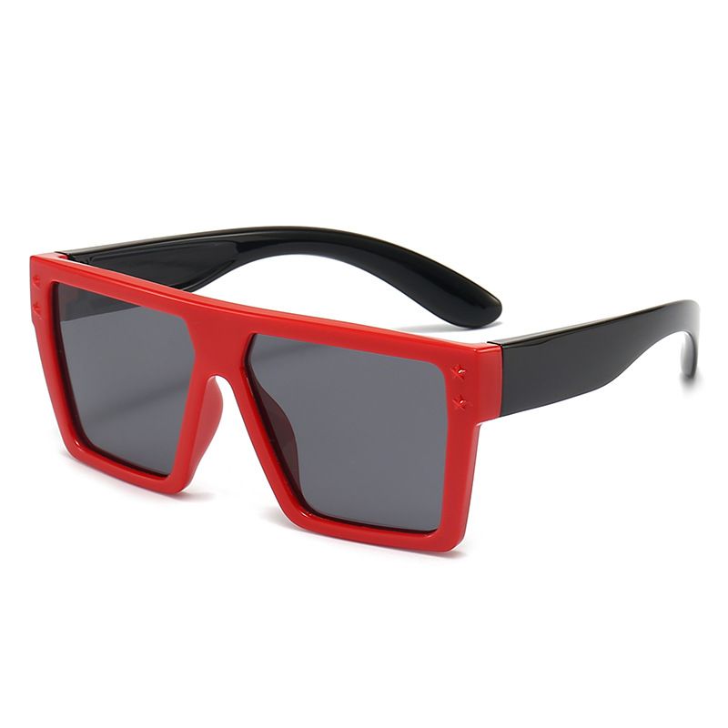 Lunettes de soleil carrées en verre polarisant en Silicone pour enfants, pour bébés et étudiants, 0003_voghion.com