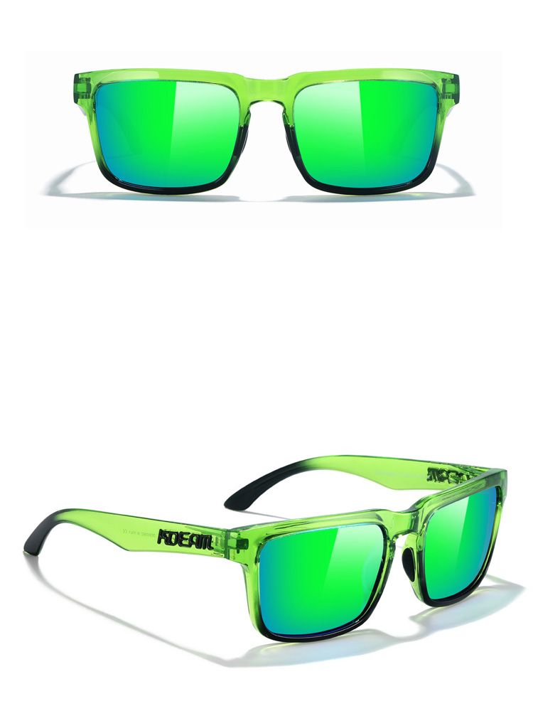 LazyZoom Fashion New Arrival Plus Size Trend Men's And Women's Outdoor Sports Polarized Cycling Driving Fishing Square Sunglasses_voghion.com