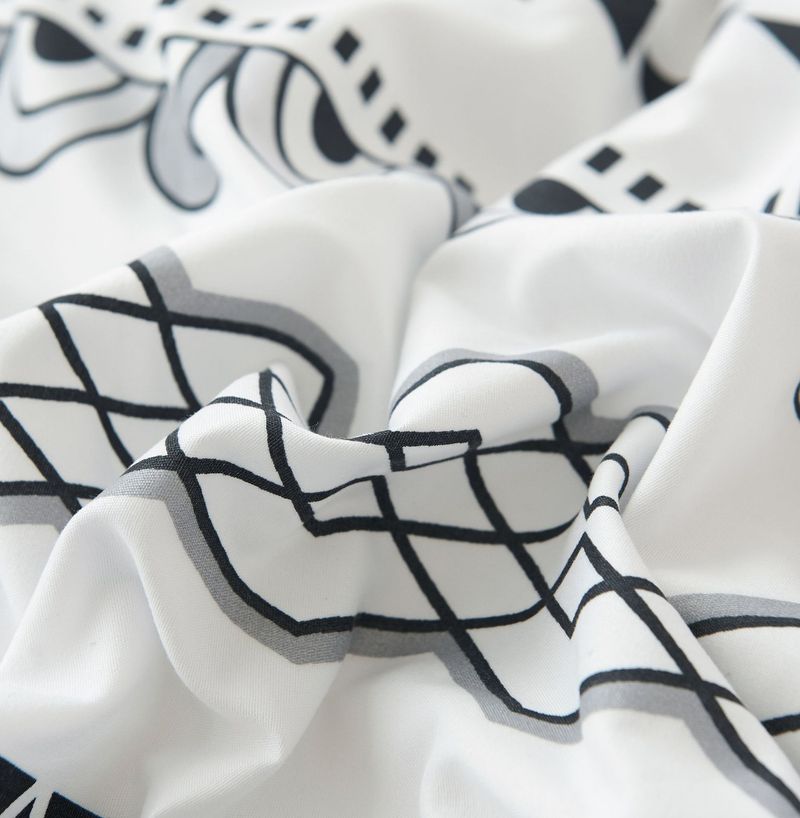 Bohemian Style Soft Material Three Piece Bedding Set Quilt Cover Duvet Cover Pillowcase_voghion.com