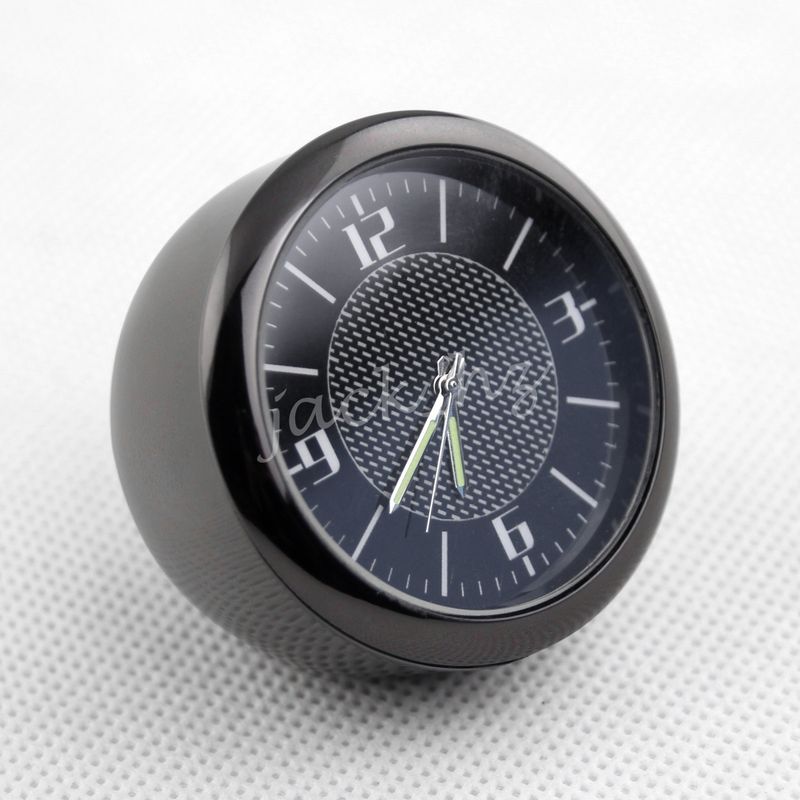 Leuchtende Innendekoration Ornament Auto Klebstoff Clip-on Dashboard Air Vent Elektronische Uhr_voghion.com