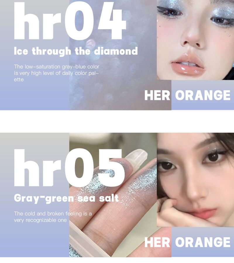HERORANGE Jugend Monochrome Make-Up Lidschatten Ins Perlglanz Feine Flash Natürliche Zarte Kartoffelpüree Lidschatten Platte_voghion.com
