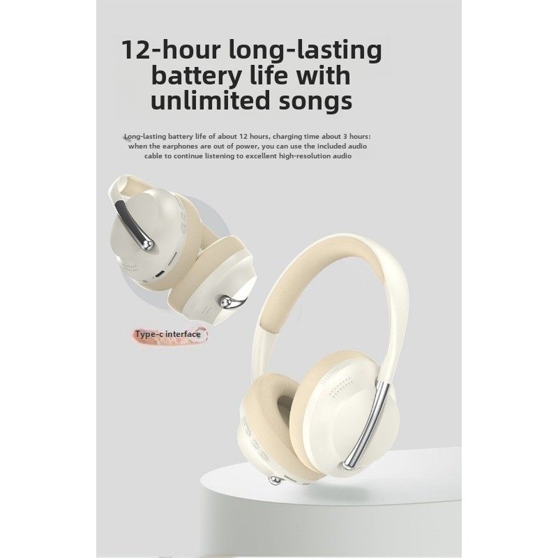P7233 Headset Headset Wireless Bluetooth All-Inclusive Ear Stereo Headset Support Retractable FM_voghion.com
