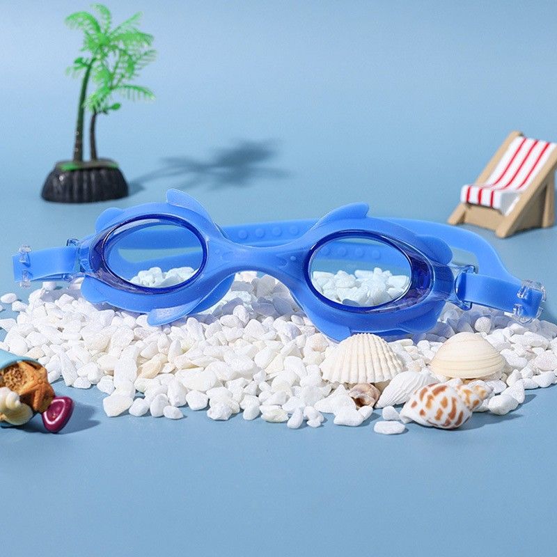 Qilang Kinderzwembril voor jongens en meisjes zonder recept, HD anti-condens, met oordopjes en trainingsbril_voghion.com