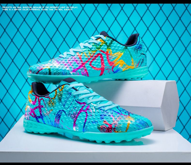 Ghete de fotbal TF Broken Nails, model low-top, noi, pantofi de antrenament profesionali pentru studenți_voghion.com