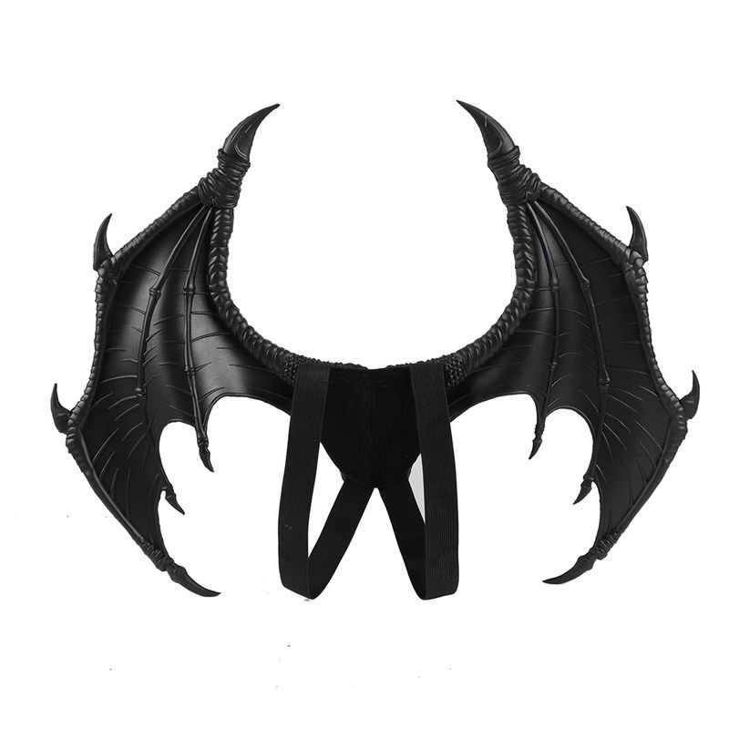 Halloween Mardigras Karneval Kind Kinderkostüm Dämon Cosplay Drachenflügel Grenzüberschreitend_voghion.com