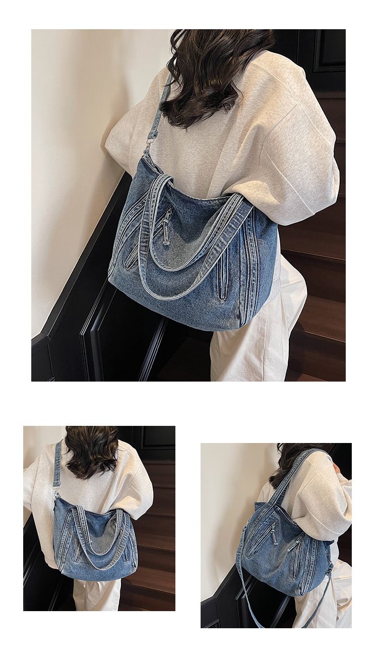 Elegante borsa a tracolla tinta unita - Borsa casual in morbida pelle per donna, versatile borsa a tracolla_voghion.com