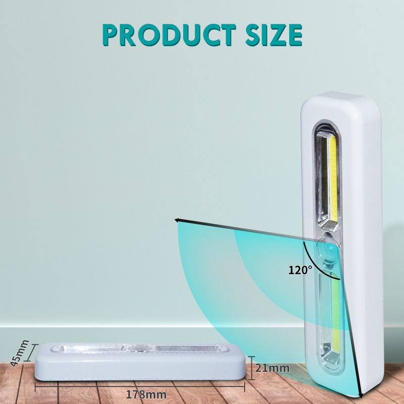 COB Motion Sensor Night Light Wireless USB Rechargeable LED Nightlight for Bedroom Kitchen Car Cabinet Closet Staircase Lighting_voghion.com