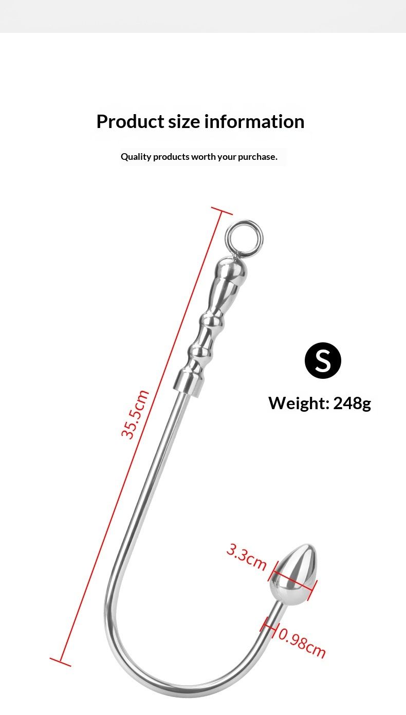 luckyqqyp Plug anale con cono in metallo Stimolazione alternativa Sviluppo della camera posteriore SM Giocattoli erotici BDSM Prodotti per adulti_voghion.com