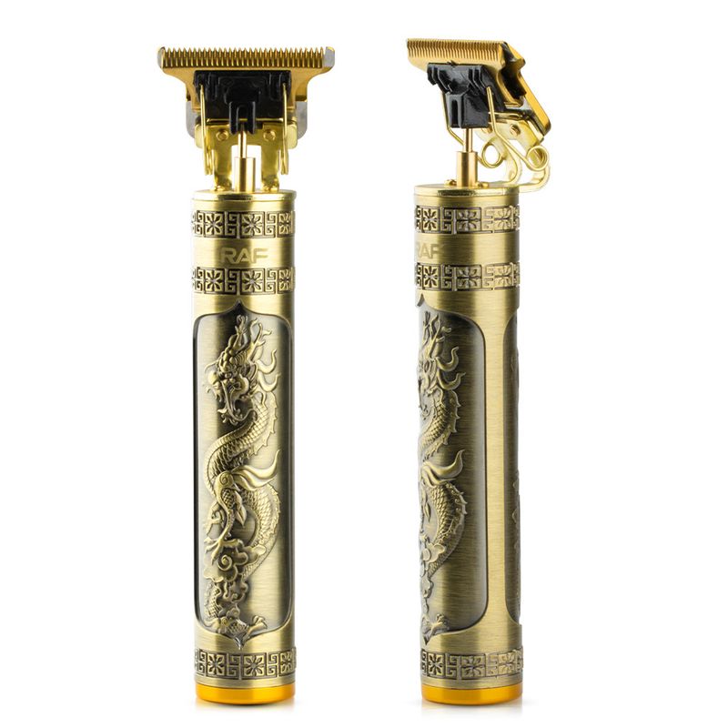 RAF Clipper Salon Engraving Multi-Function Hair Trimmer Oil Head Haircut Tool Parrucchiere_voghion.com