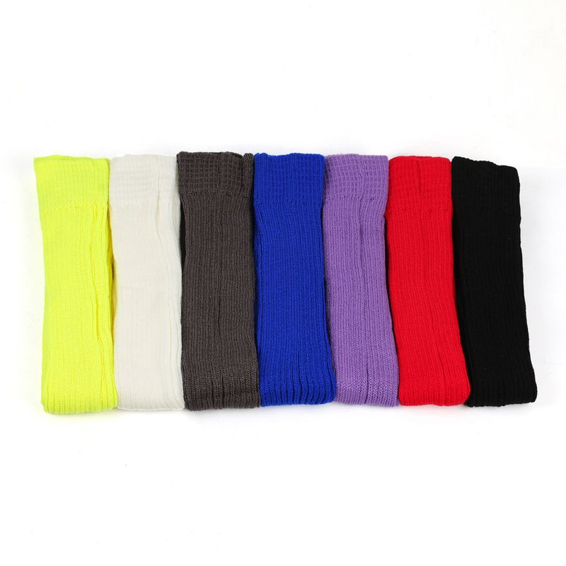 Unisex Verlängerte Woll-Beinstulpen (80 cm) Damen-Florsocken, gestrickte Woll-Beinstulpen, Ballett-Yoga-Fußwärmer_voghion.com