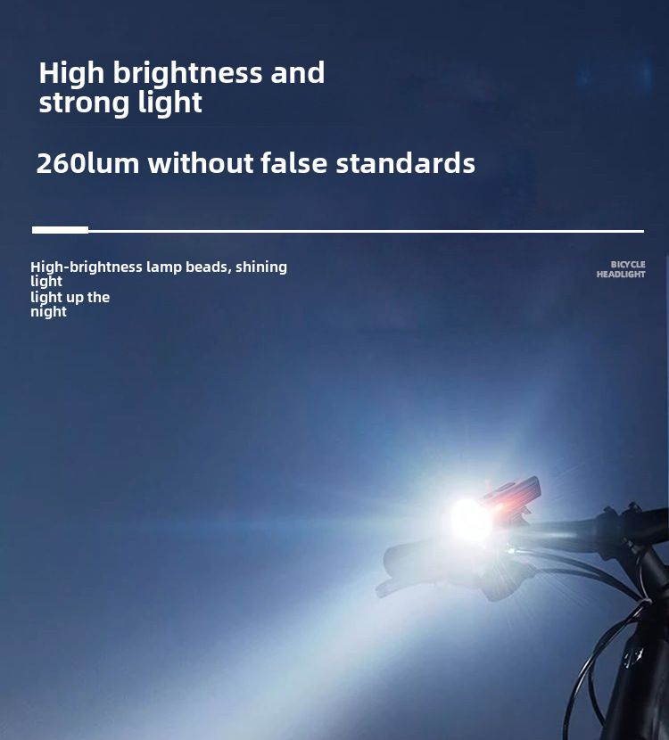 Luce per bicicletta Faro per auto da strada per mountain bike con sensore di luce intelligente Luce per guida notturna Protezione dalla pioggia Torcia notturna Attrezzatura_voghion.com