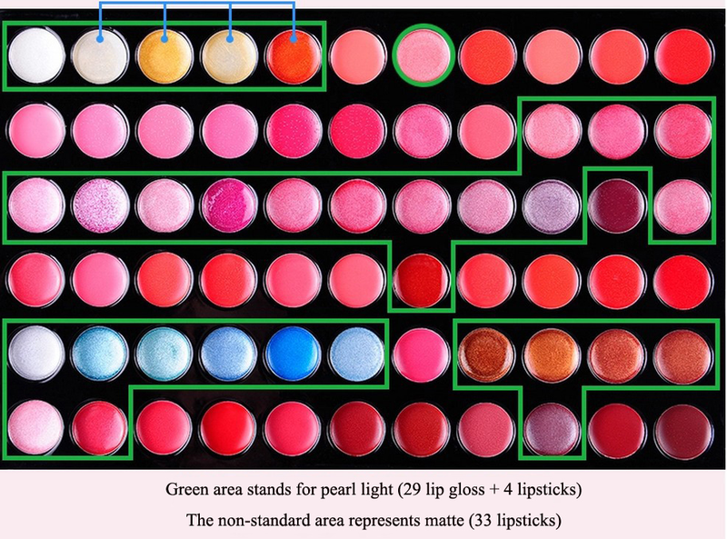 Colors 66 Beauty Make Up Lipsticks Lip Gloss Moisturizer Shimmer Lipstick Palette Maquiagem Moisturizer Lip Gloss stick_voghion.com