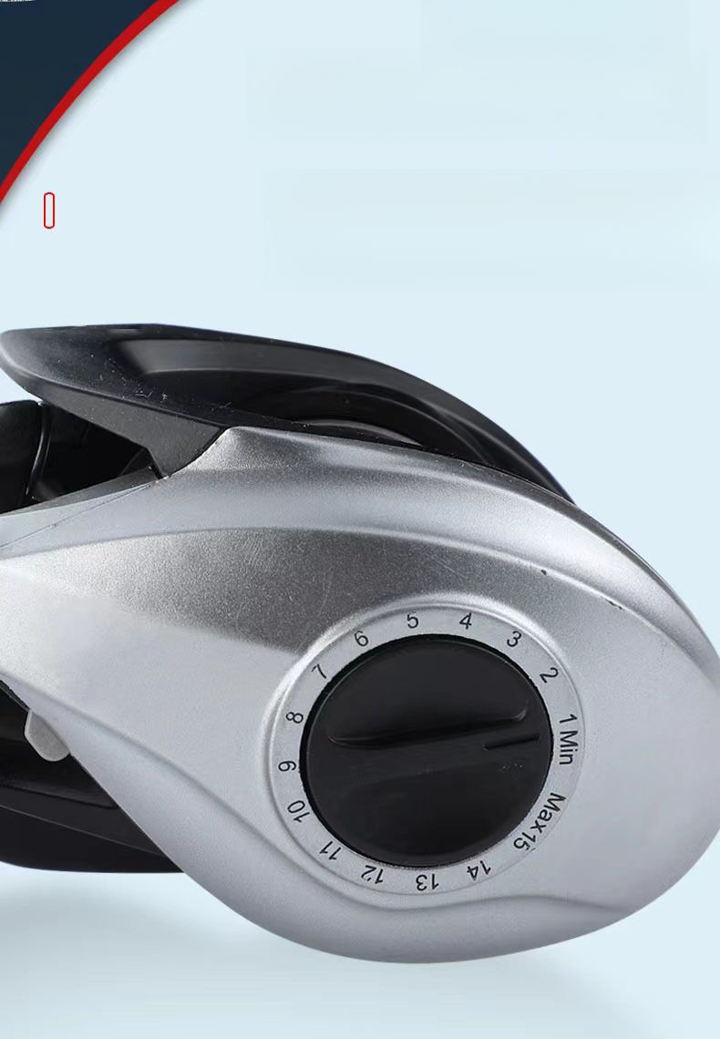 Esca antideflagrante in metallo annerito a goccia d'acqua, canna da pesca a lunga distanza, mulinello, attrezzatura da pesca_voghion.com