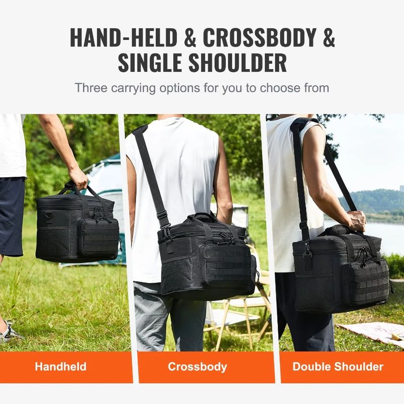 Pranzo con design Molle C e borsa morbida per riporre il pranzo, borsa termica multitasche con borsa termica rimovibile da 20 litri in 600D_voghion.com