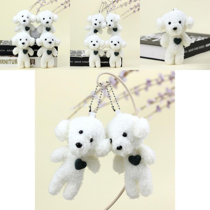 Small Teddy Adorable Dog Plush Toy Poodle Dog Keychain Bag Cute Accessory Puppy_voghion.com