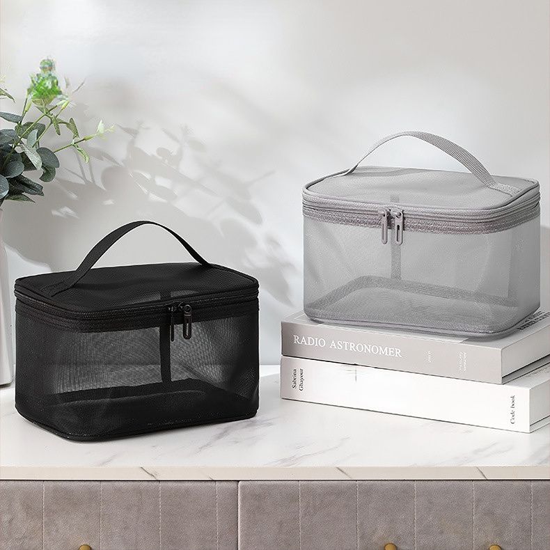 Reise-Make-up-Tasche aus Netzstoff – Transparenter Kulturbeutel-Organizer_voghion.com