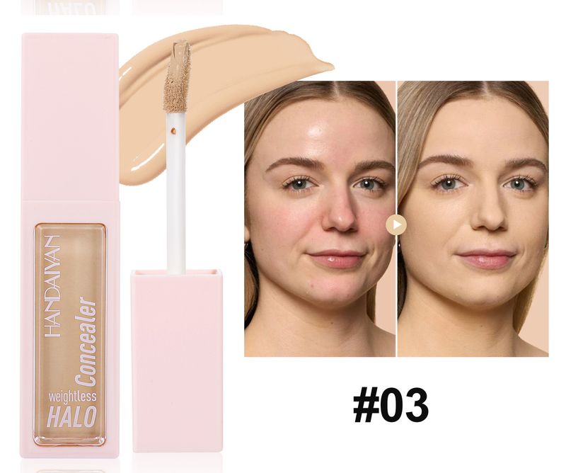 Corretivo líquido HANDAIYAN de 8 cores - minimiza os poros, duradouro, não acumula, cobre acne e manchas_voghion.com