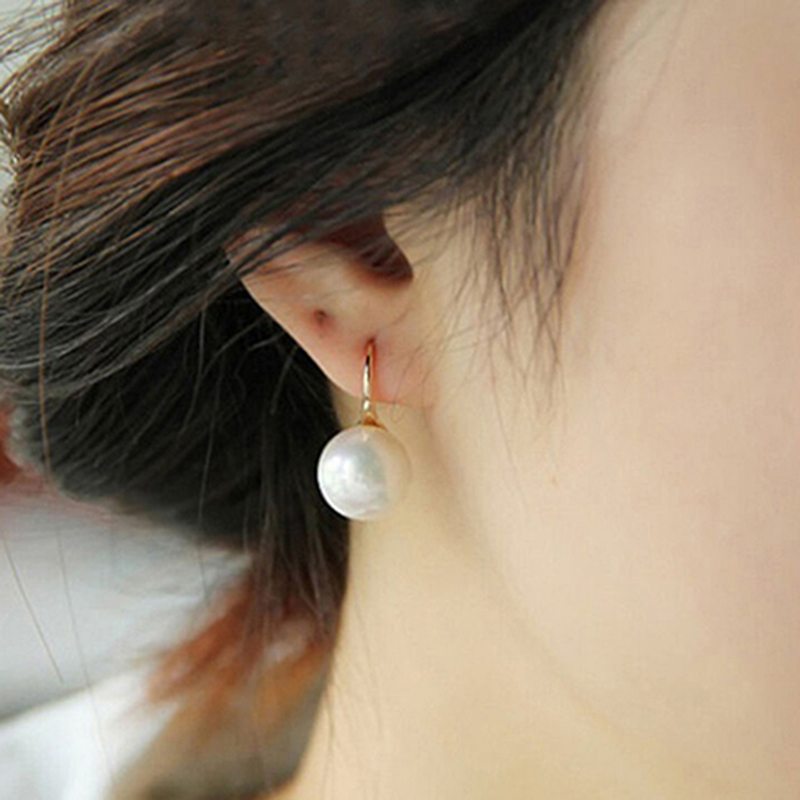 Haken-Ohrringe, elegant, einfach zu kombinieren, kompakter Perlenschmuck für Damen zum Einkaufen und Dating_voghion.com