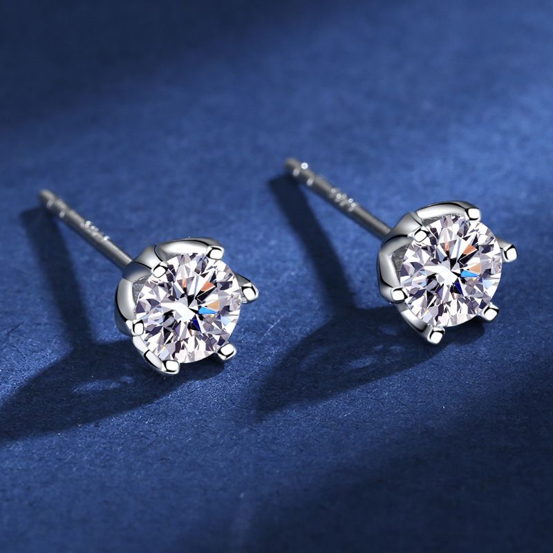 Tancise Moissanite Orecchini in argento Orecchini pendenti per donne Regali per feste di matrimonio_voghion.com