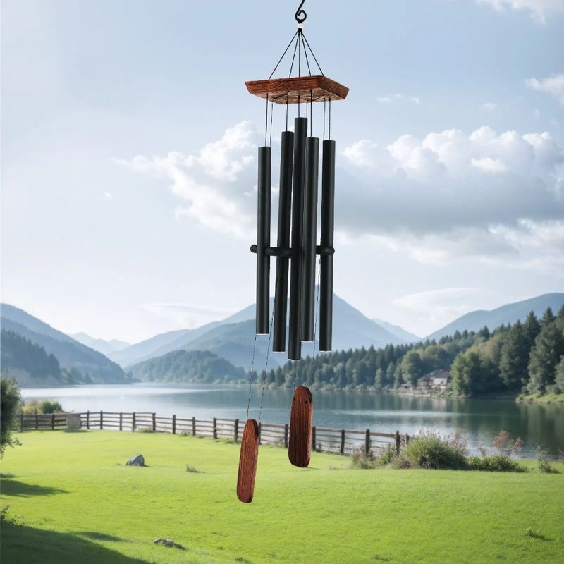Tone Deep Outside Wind Chimes Memorial Wind 48Inch Chimes Aluminum For_voghion.com