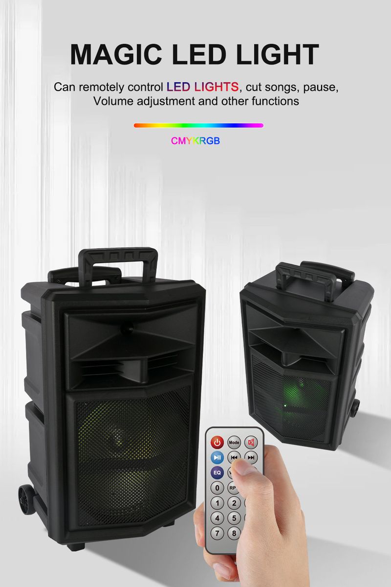 ZQS12130 suure võimsusega välitantsu helikaraoke mobiilne varraskõlar_voghion.com