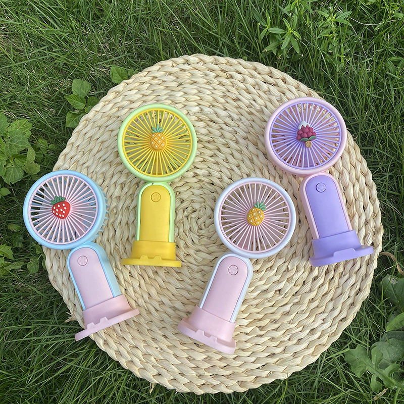 Sommer Neue Büro Desktop Multifunktionale Folding Headed Kleine Elektrische USB Mini Tragbare Starken Wind Tasche Fan_voghion.com