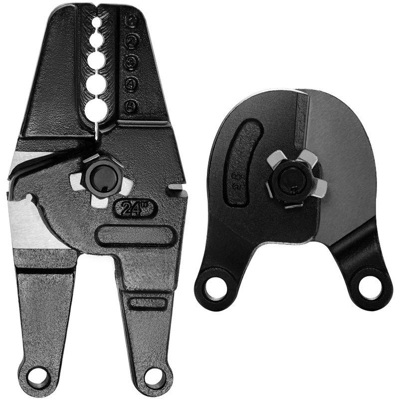 Aluminum 24 Bolt Crimper Swaging 163 Swager Crimper Tool Cable Tool Bench 1 Sleeves W Wire Rope Bench Copper 16 Cutter Bench_voghion.com