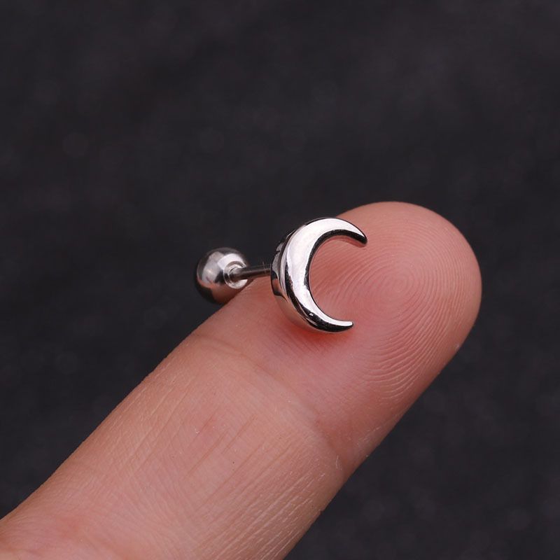 nuovi orecchini piccoli in acciaio inossidabile con zircone filettato a forma di fiore, borchie per osso dell'orecchio, gioielli per piercing del corpo di vendita calda_voghion.com
