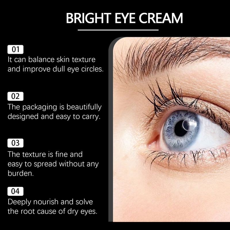 Creme hidratante para os olhos, suave, delicado, suave, hidratante e hidratante para o cuidado diário dos olhos_voghion.com