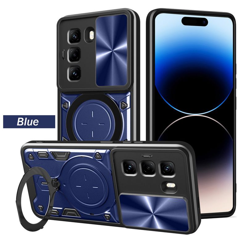 Metallringhalter Magnet-Autohalterung für Infinix Hot 50 Pro + Hot50 50i Hot 40 40i 30 Paly 30i 20 Smart 9 8 7 Rotierende Abdeckung_voghion.com