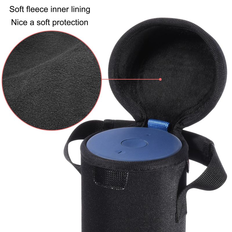For UE Boom 3 Neoprene Speaker Bag Portable Velvet Lining Protective Cover_voghion.com