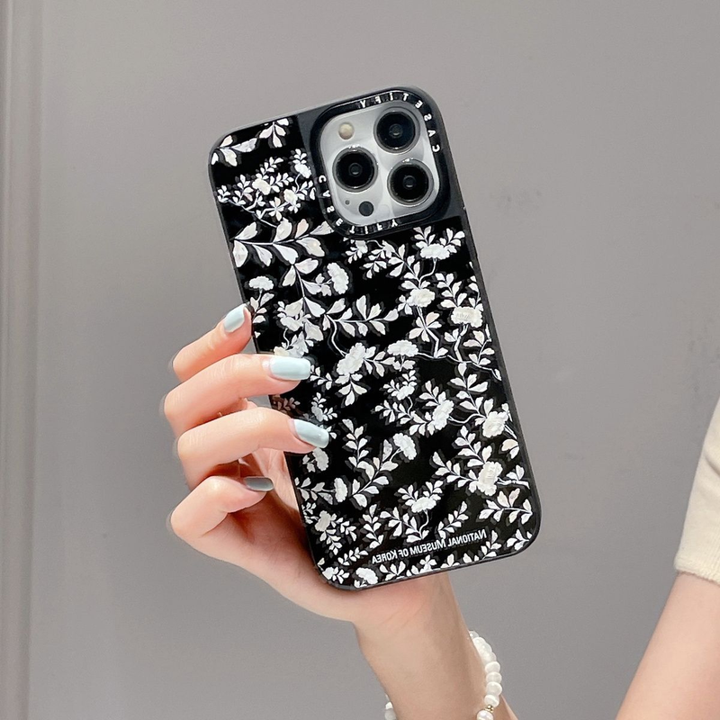 CASETiFY Pearl Small Fragmented Butterfly 15promax Wen Jiaying Same Magnetic Absorbing Mirror Phone Case Apple 14_voghion.com