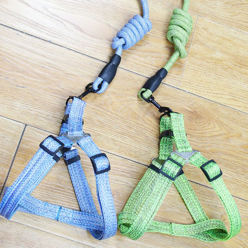 Medium And Large Dogs, Anti-Pull Chest Harness Set, Adjustable Dog Leash For Walking Outside_voghion.com