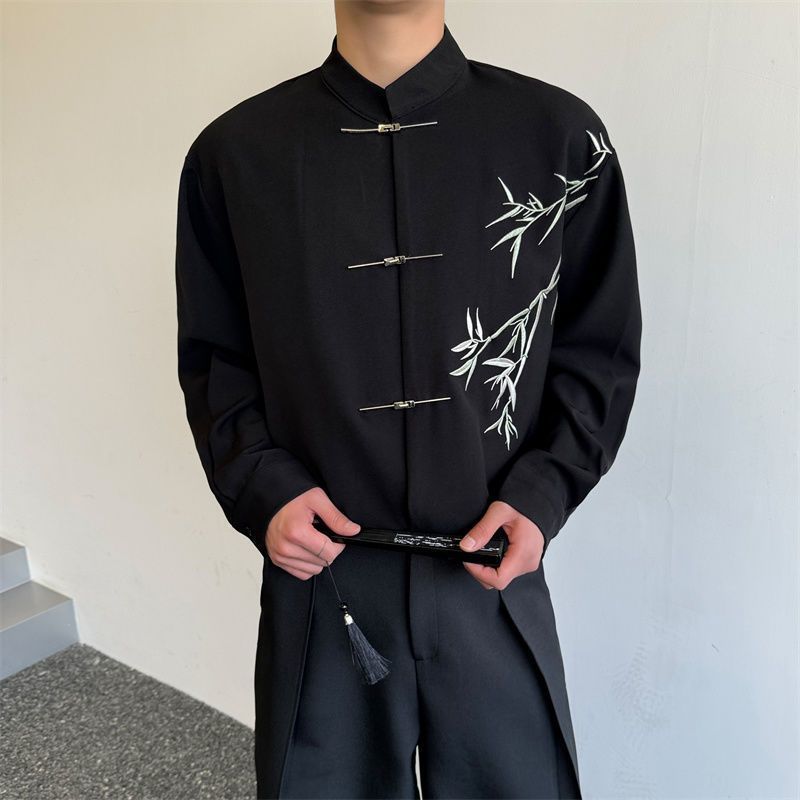 2025 Primavera e autunno Nuovo design semplice Versatile temperamento Camicia da uomo Moda avanzata Casual Trendy Shirt_voghion.com