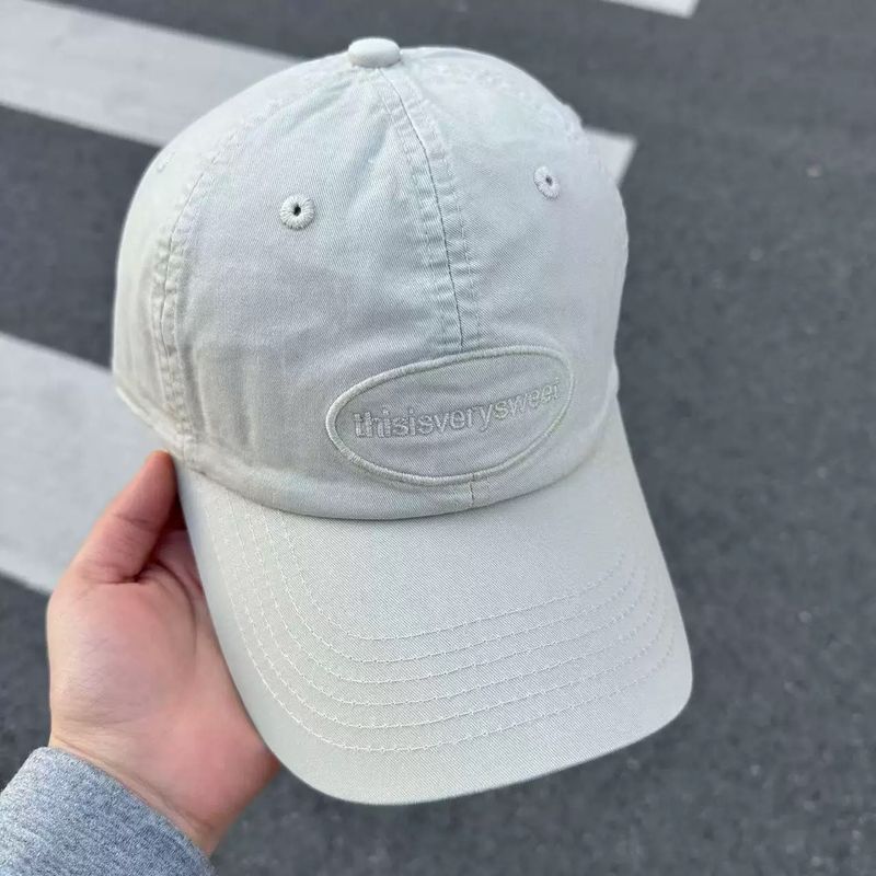 Face-Slimming 2025 Early Spring New High-Quality Enlarged And Widened Brim Embroidered Soft Top Baseball Cap_voghion.com