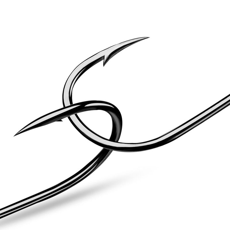 Iseni Soft Worm Single With Barbed Crucian Carp Iron Plate Hook Bulk Hooks Fishing Gear 100pcs/box_voghion.com