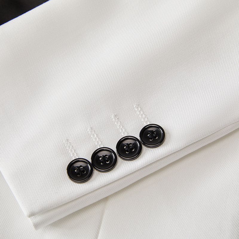 CT Autumn Winter New Photo Studio White Formal Wear Korean Style Casual Three-Piece Set Men's Suit_voghion.com