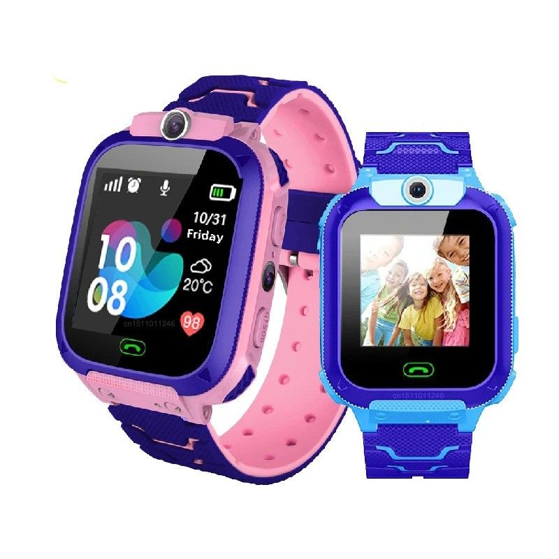 Ceas inteligent pentru copii Q12, telefon, monitorizare de la distanță, poziționare LBS, joc matematic, mână inteligentă pentru copii_voghion.com