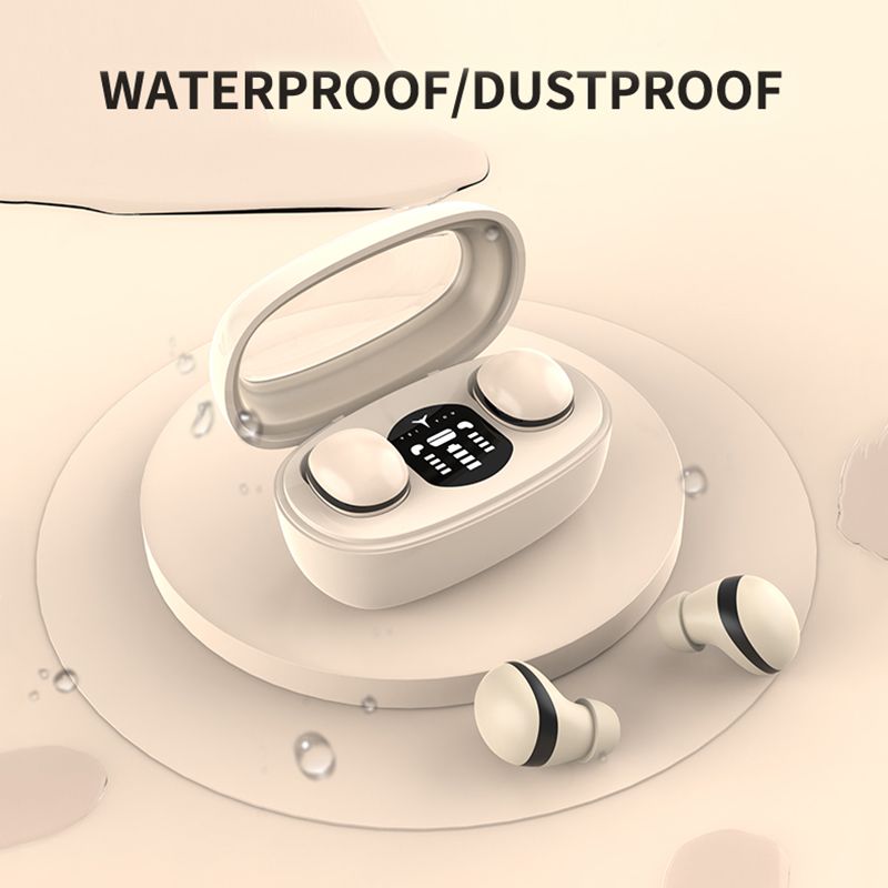 Bluetooth 5.3 Mini Headphones Invisible Earbuds TWS Wireless Headsets HiFi Stereo Sports Noise Reduction Earphones_voghion.com