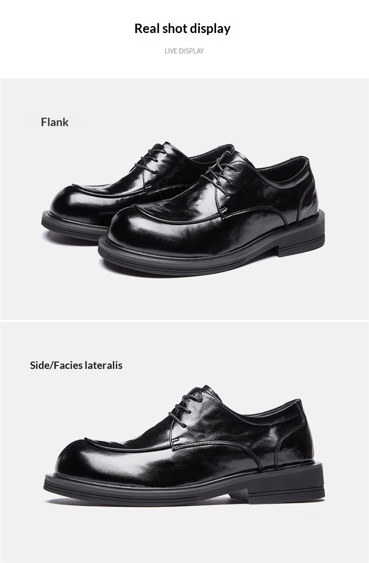 Scarpe derby Voyage Wide Feet Commuter in pelle da uomo, in vera pelle, traspiranti, di alta qualità, primaverili, con punta larga, da lavoro_voghion.com