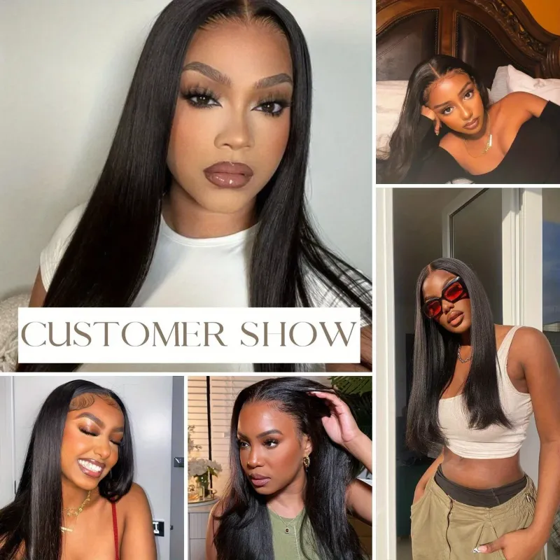 4X4 Peruvian Straight Deep Curly Closure Remy Human Hair Swiss Lace_voghion.com