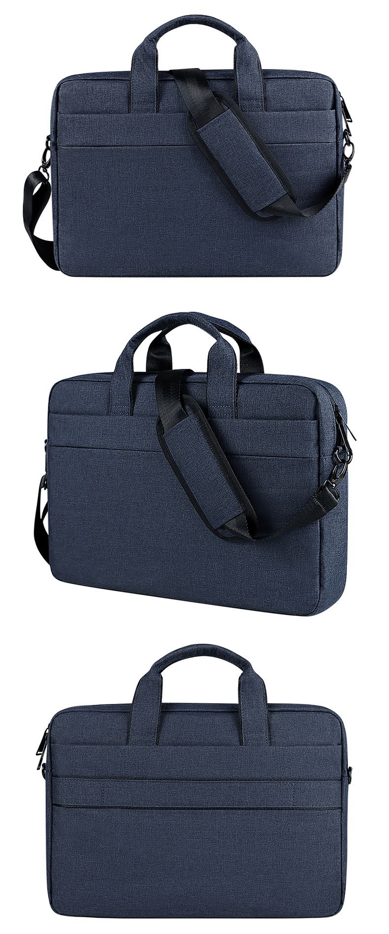 Bolso para computadora portátil de un solo hombro, maletín impermeable de 131415,6 pulgadas, para hombres y mujeres, se puede imprimir el logotipo_voghion.com