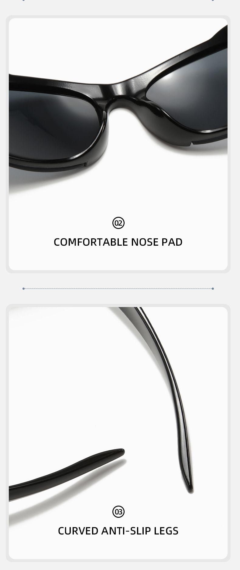 Fashion New Sports Sunglasses Y2K Outdoor Cycling Glasses Personalized Sunscreen Sunglasses_voghion.com