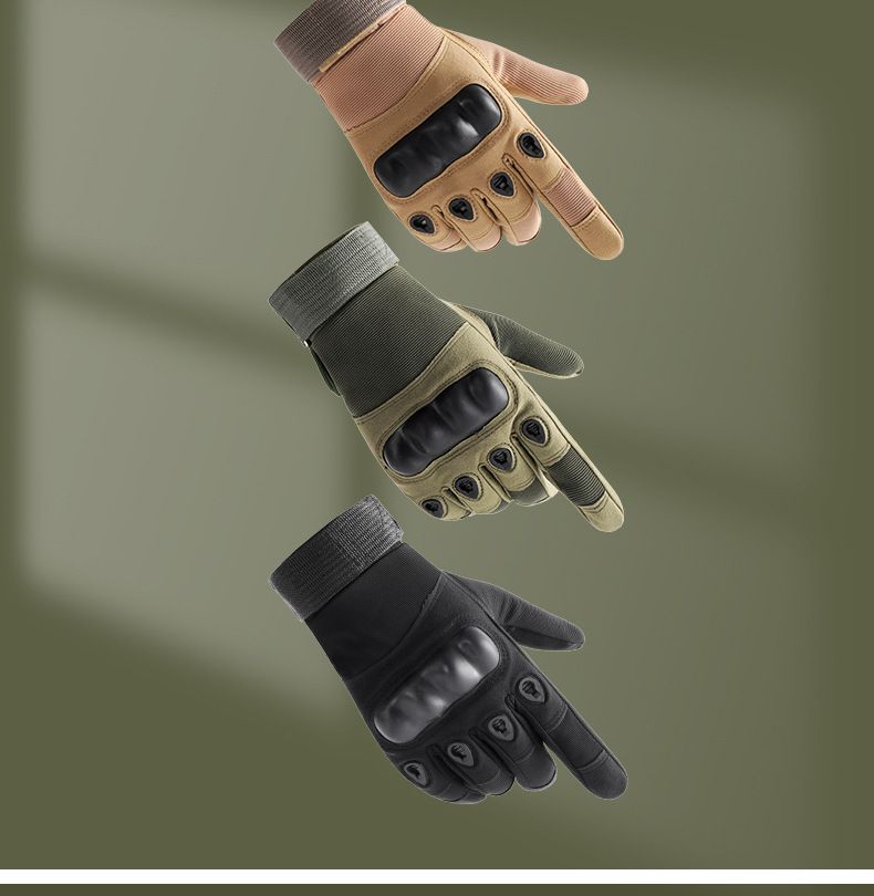 Taktische Handschuhe Vollfinger Herren Militär Fans Outdoor Sport Handschuhe Atmungsaktiv Bergsteigen Fitness Verschleißfest Fahrrad Motorrad Handschuhe_voghion.com